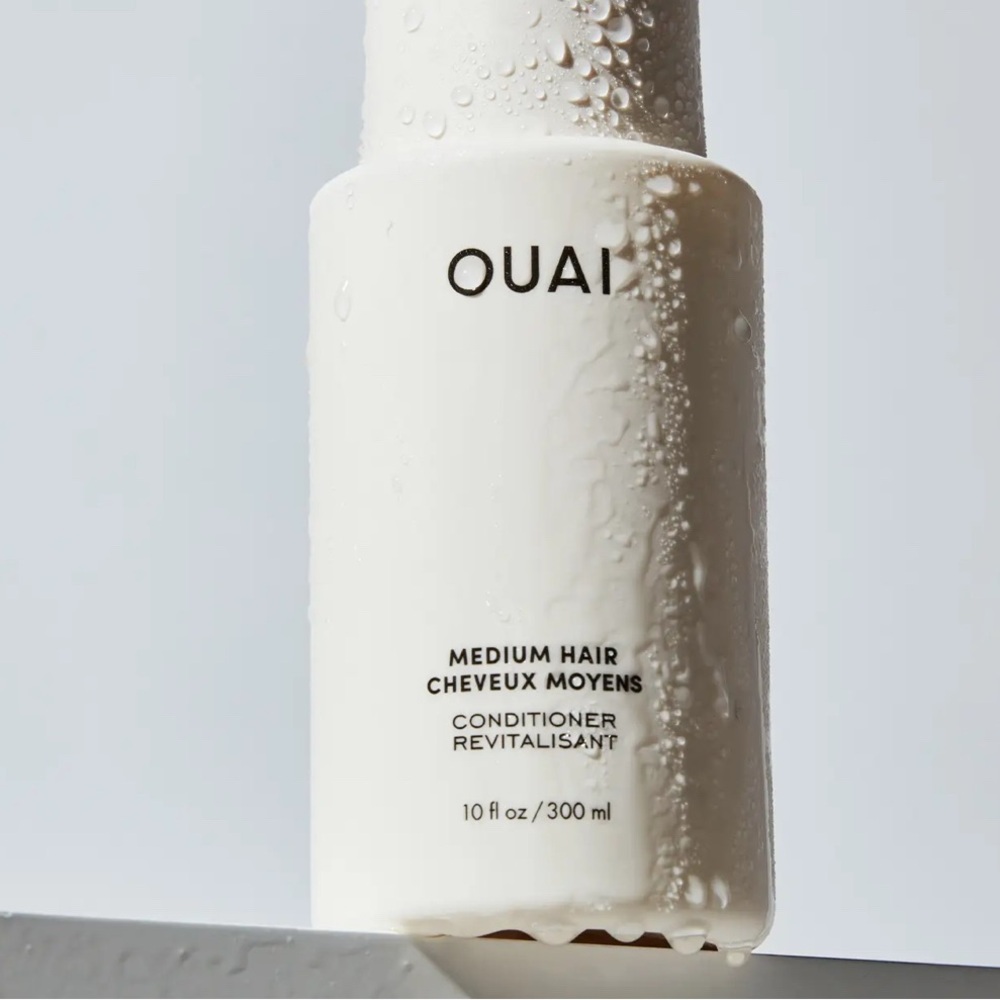 OUAI Medium Hair Conditioner in White Bottle